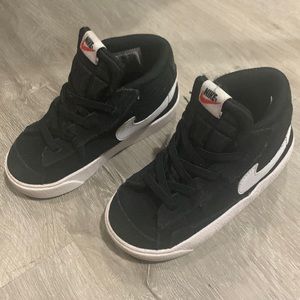 Toddler Nike Blazers Mid 77 Black/White